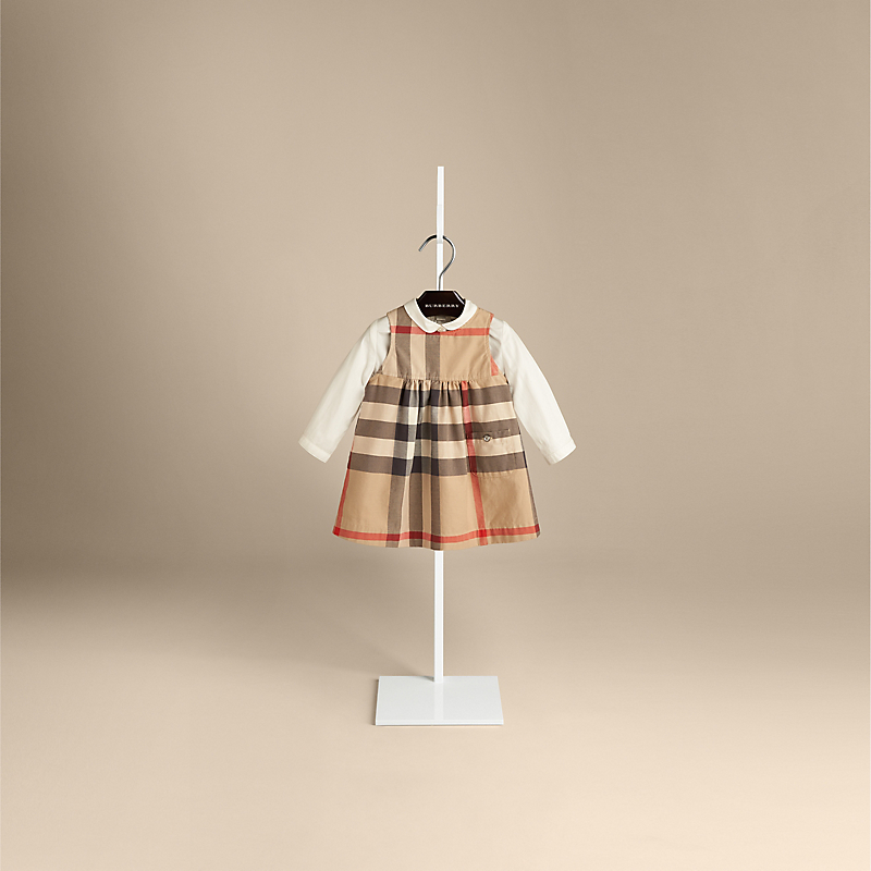 Burberry博柏利 格子棉质连衣裙 39058571