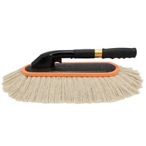 Wax mow cotton car wash brush soaked wax rotating dust removal ash truck duster long handle telescopic does not hurt car paint supplies