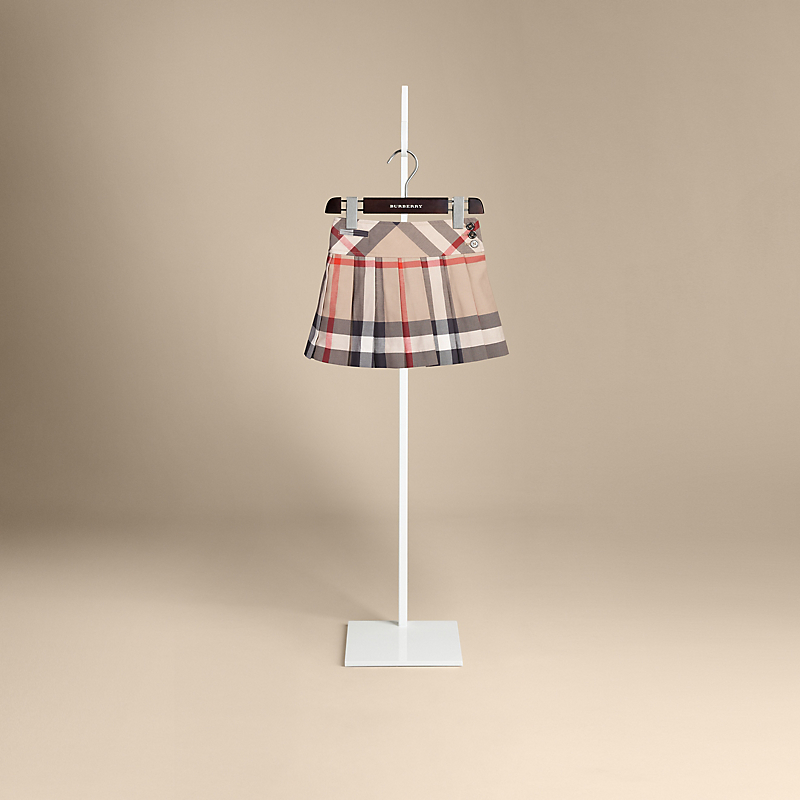 Burberry博柏利 苏格兰格子百褶短裙 38268561