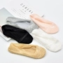 Vớ ren nữ mùa xuân và mùa hè mỏng phần miệng nông vớ cotton vô hình vòng tròn dưới cùng silicone chống trượt Bộ vớ Hàn Quốc tất noel