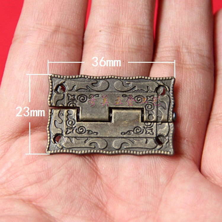 Interior 180 degrees Flat hinges Antique Small Hinge Hinge Five Gold Accessories Gift Box Wood Box Special Hinge Batch
