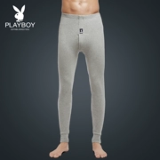 Playboy Quần nam mùa thu Quần cotton Slim Quần ấm Quần cotton Quần legging đơn giản