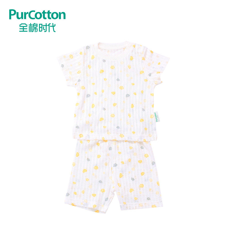 全棉时代 2016春夏婴幼儿针织短袖套装