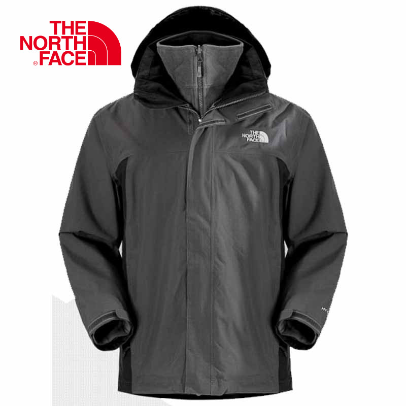 THE NORTH FACE/北面 男款三合一抓绒冲锋衣 A15J