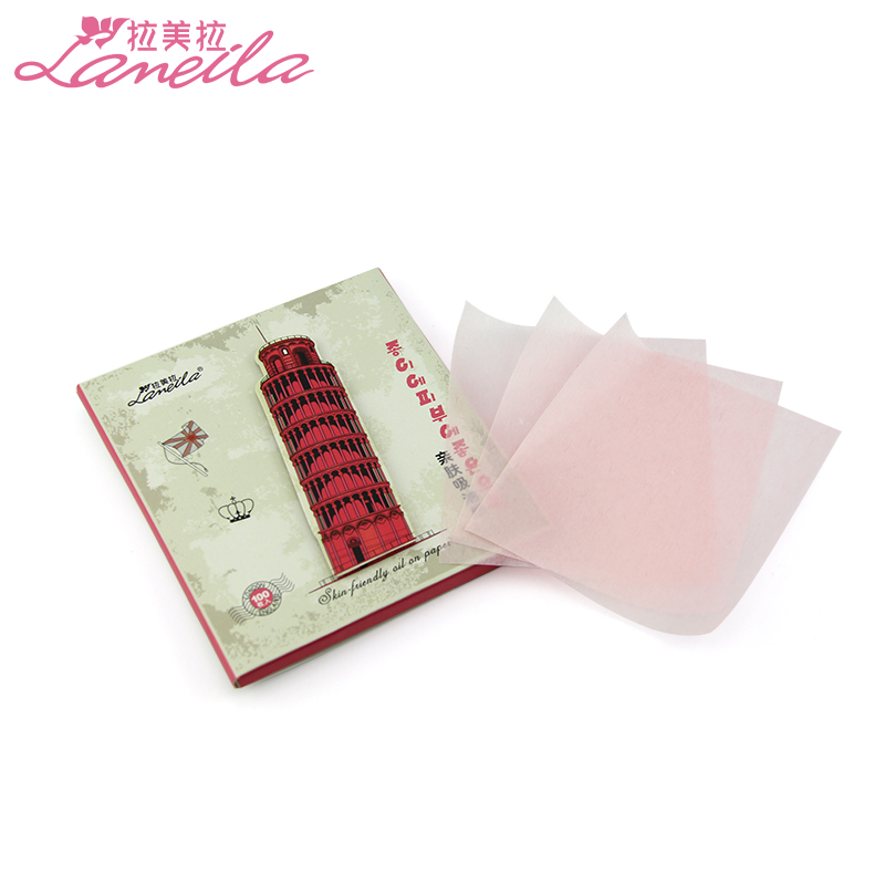 拉美拉 吸油纸 吸油面纸 夏季男女士面部去控油清爽补妆吸汗清洁