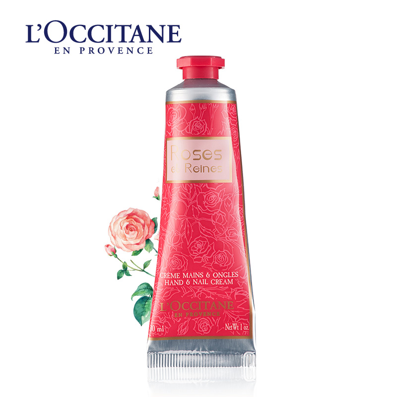 L'occitane/欧舒丹玫瑰护手霜 四皇后玫瑰味润手霜30ml 原装正品