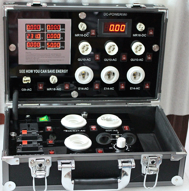 led display boxLED lighting display boxLED display boxLED light test boxLED light demonstration box3521-7P