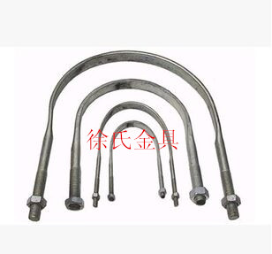 Electric pole cross-arm hoop U-shaped hoop U-shaped screw U-shaped screw U-shaped pole hoop Galvanized U-shaped screw