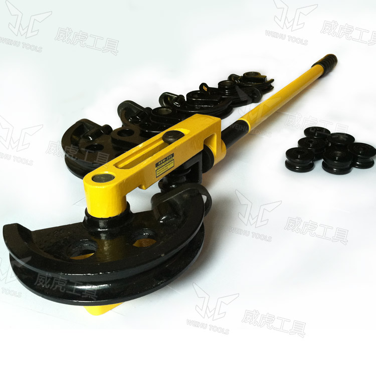 Manual pipe bender HHW-25S Weihu tools with 7 pay mold 0 8-2 0mm pipe wall bending