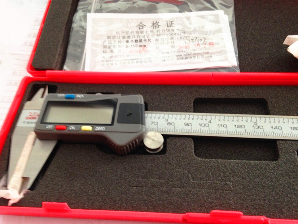 Mountain card Guilin Measuring Edge With Gui Quantity Electronic Number Graphics Card size plastic cover 0-150 200300 New packaging