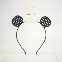 Always 21 imitation of pearl small ear mickey hair hoop fine refreshing cute hair
