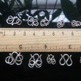 Ожерелье Браслет Пряжка 925 Серебряные бисерастовые аксессуары M СКРЕЗА/W GUCLLE/BEAGLE SAIC