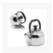 Metal Teapot Whiter Fire Machine Styling Mirror Kettle Lighter Windproof Flames briquet