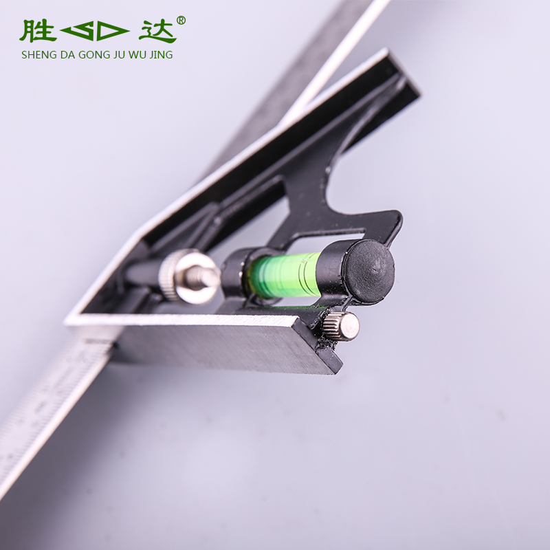 Shengda tool 300mm multifunctional combination angle ruler right angle ruler angle woodworking ruler
