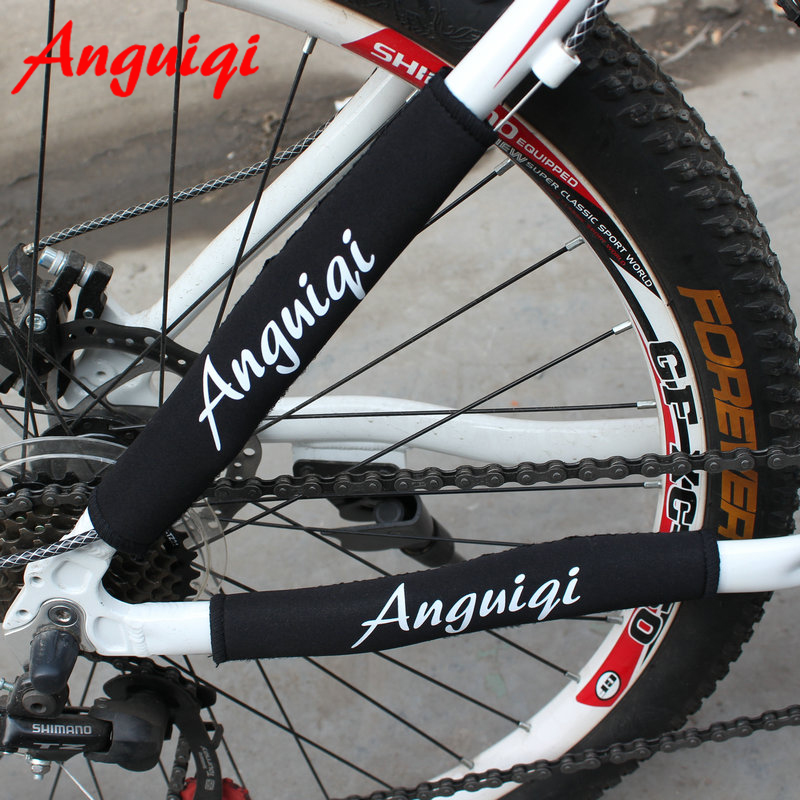 Anguiqi riding equipment Dead fly mountain bike bicycle chain sticker Anti-collision strip chain sticker Bicycle accessories