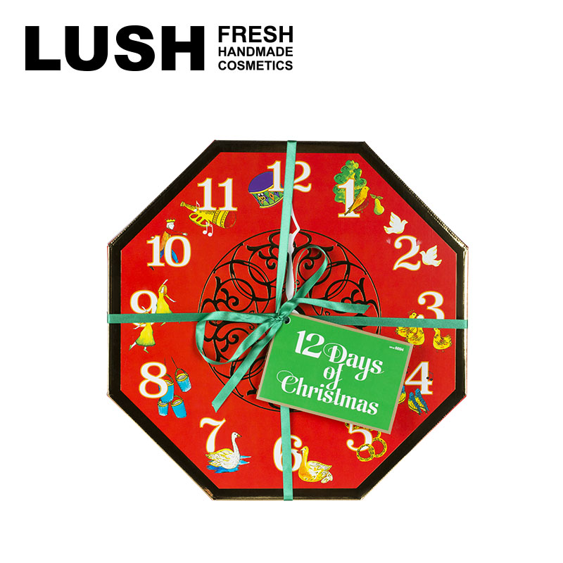 LUSH岚舒 日本 圣诞12夜礼盒沐浴露汽泡弹浴芭香氛皂油首重包邮