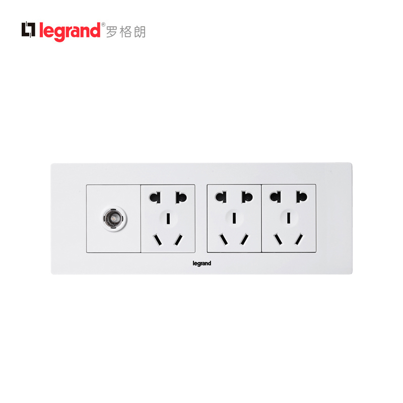 TCL Roguerren Switch Socket Super Wind 118 Type 4 - bit panel 15 - hole 3 - plug cable TV