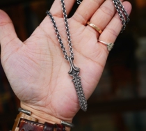 Japanese manual staff Brand (DUAL FLOW) Japanese old stone rope Wen era sword fall