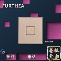FURTHEA Switch Socket 118 Brushed Style (Enterprise Online Limited) Plug-in-Telephone Socket