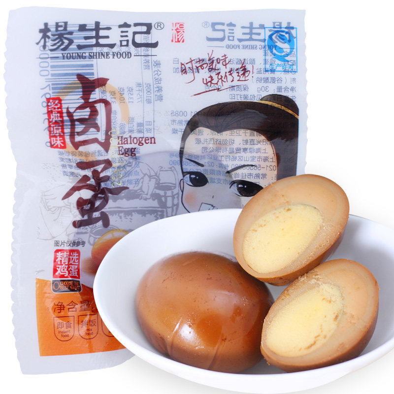 【天猫超市】杨生记 卤蛋30g*10袋 鸡蛋 卤蛋 休闲零食 泡面搭档