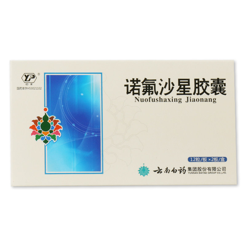 云丰 诺氟沙星胶囊 0.1g*24粒/盒