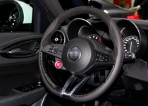 Alfa Romeo Giulia modified carbon fiber steering wheel Giulia Juliet carbon fiber steering wheel