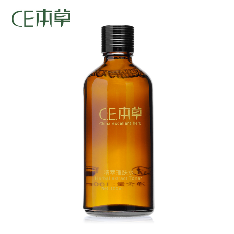 ce本草精萃理肤水100ml 保湿补水美白提亮肤色净化肤质护肤水