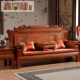 Châu Phi và Myanmar gỗ gụ gỗ hồng mộc sofa sofa thêm tiền mặt tất cả đồ nội thất gỗ vững chắc của phòng khách cổ điển Minh và nhà Thanh - Ghế sô pha Ghế sô pha