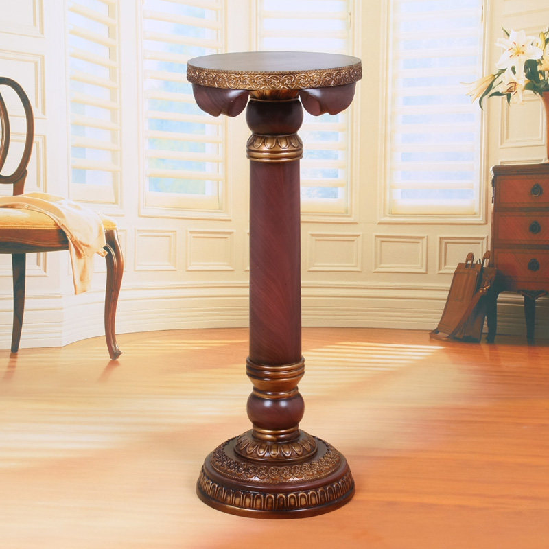 Ligrand number European-style retro home Decorative Resin Roman Columns Multipurpose Home Flower Pots Shelf Phone Racks 8819