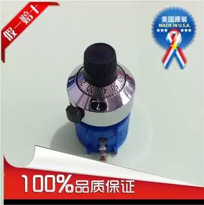 Original imported BOURNS 3590S-2-103 102 502 202 Multi-turn potentiometer plus scale knob
