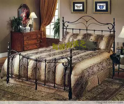 yD005 European iron bed Classical bed Simmons double bed adult iron bed frame simple single bed bed frame