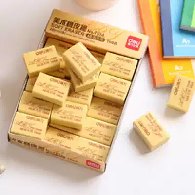 Del office stationery 7534 art eraser 4B rubber exam art eraser student small rubber