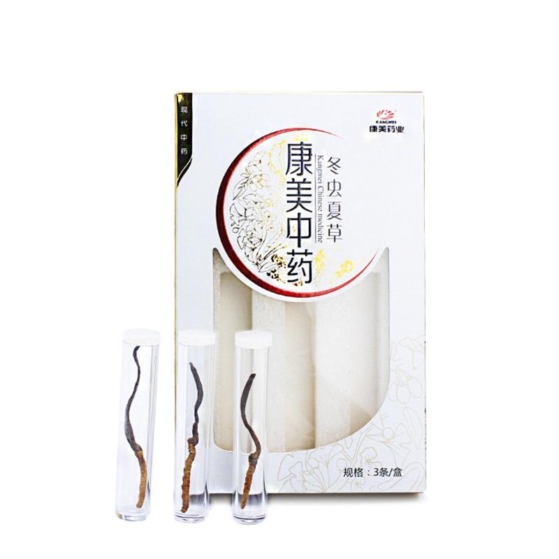 买二送一】康美冬虫夏草 青海青藏高原虫草 精选3条/盒 康美虫草