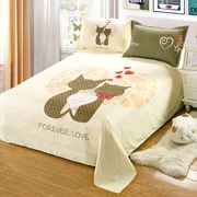 Cavo Sheets Single Piece Ký túc xá sinh viên Sheets 1,8 Metros Solid Color Sheets Giường đơn 1,5 1,6 Metros