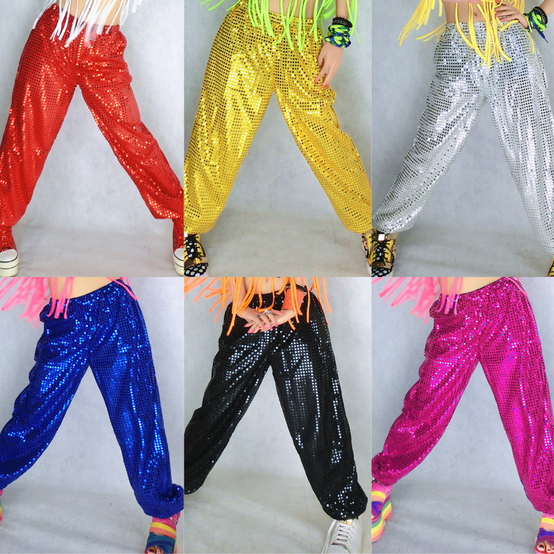 Ds Performance Costumes Sequin Jazz Dance Hip-Hop Street Dance Pants Modern Dance Unisex Jiangnan Style Ds Performance Costumes Sequin Jazz Dance Hip-Hop Street Dance Pants Modern Dance Unisex Jiangnan Style