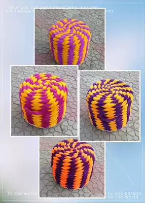 Yunnan Dali Weishan Creative home Ethnic minority characteristics straw pier Straw stool chair straw mat No 2 home