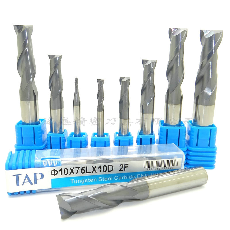 Taiwan TAP 2 - edge Flat - edge cutter Taiwan - tungsten alloy milling cutter Key - slot cutter Coated double - edged cutting
