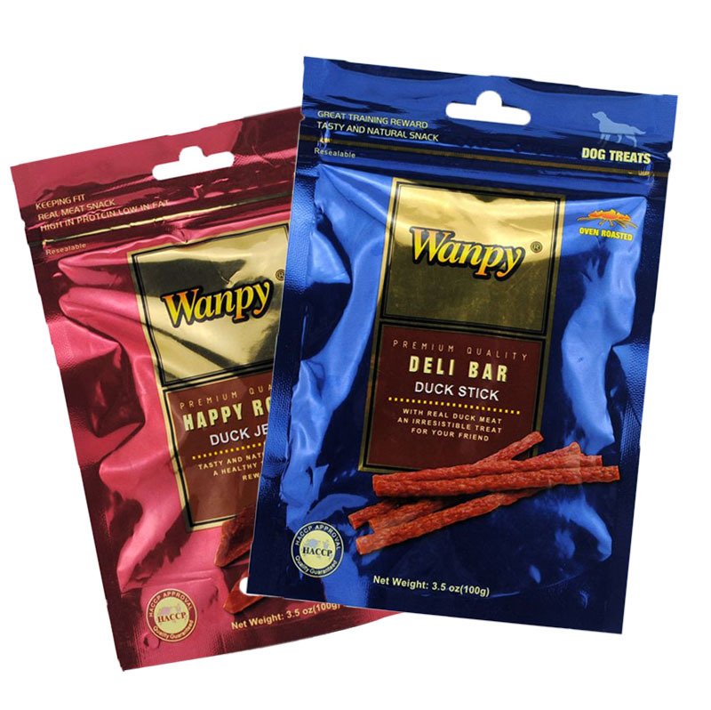 25省包邮Wanpy/顽皮狗狗零 肉条零食鳕鱼夹心加鸭肉挤条400g超值