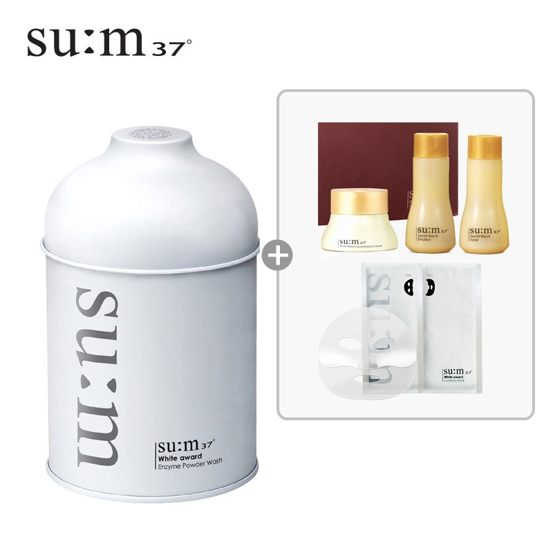韩国LG直邮su:m37/苏秘(呼吸)  美白酵素洗颜粉 1.5g*60 深层清洁