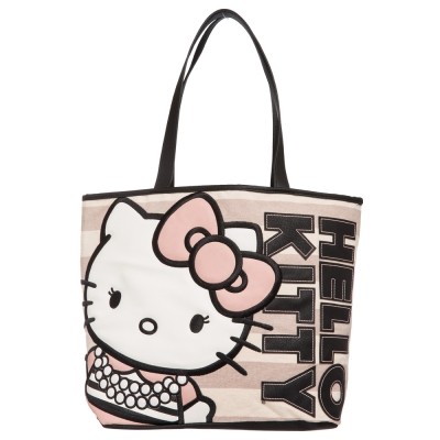 Loungefly x Hello Kitty shoulder back handbag-Pearl LFSANTB1427