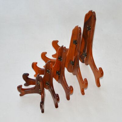 African rosewood viewing stand, display stand, home living room decoration, tea cake, solid wood bracket, tripod, photo frame