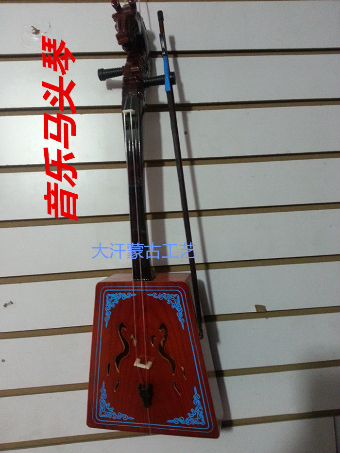 Matouqin ornaments Inner Mongolia craft gifts music Matouqin model Mongolian handicrafts 68CM