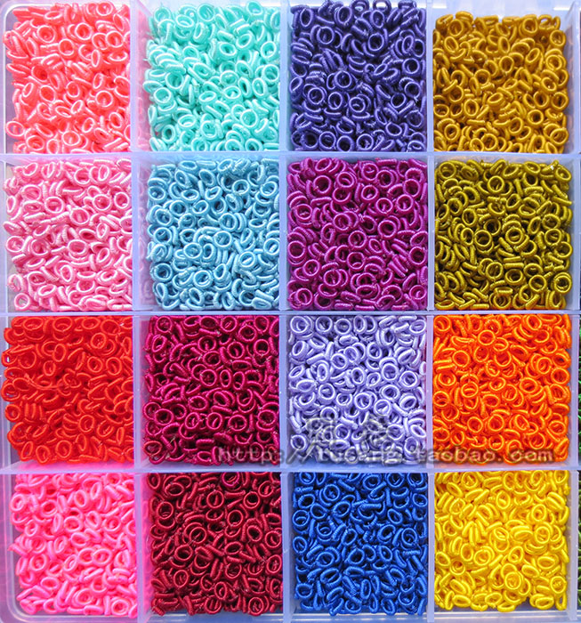 China Jifeng pear knot coil DIY hand-made material winding thread ring buckle hand woven small ornament accessories