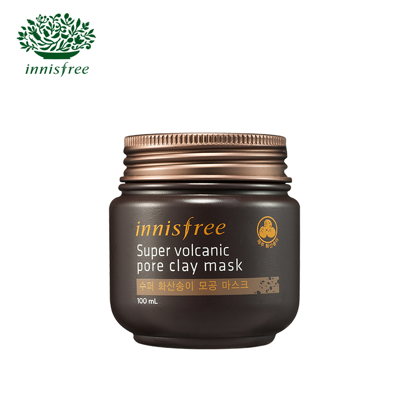 innisfree/悦诗风吟火山岩泥毛孔清洁多效面膜 控油保湿 深层清洁