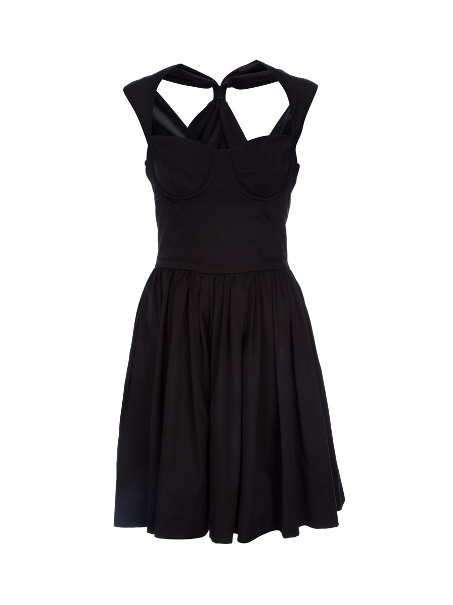 Dolce&Gabbana 黑色胸衣式剪裁连衣裙