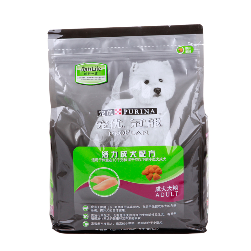 冠能狗粮 成犬粮3kg  小型犬成犬粮 犬主粮 8省包邮 泰迪美毛粮
