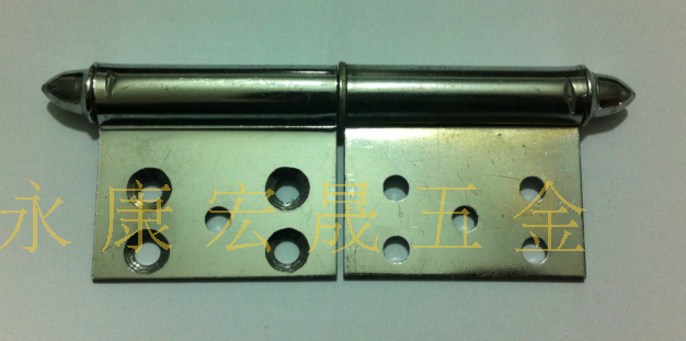 Factory direct anti-theft door 5 inch flag type crown head chrome red ancient flat hinge hinge