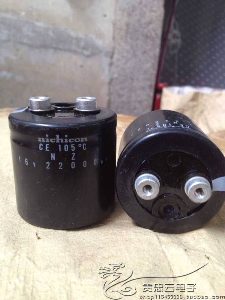Original Japanese nichicon Kang screw foot 16V22000UF amplifier power supply small volume electrolytic capacitor