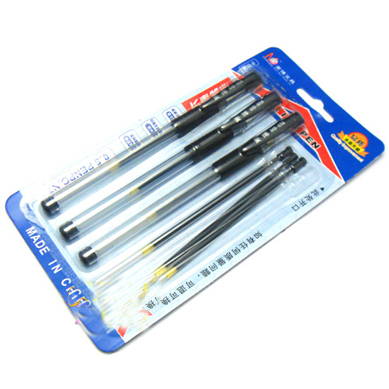 C1341 3 3 3 neutrons pen 30 set up 3 pens 3 core middle sex pen Yiwu 2 Yuan store stationery matching goods