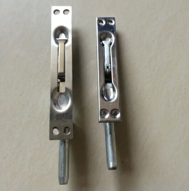 Anti-theft door latch 6 inch dark plug 304 stainless steel latch Buyang aluminum alloy door-to-door door-to-door dark latch